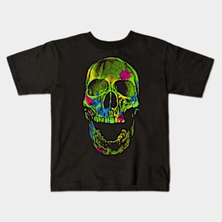 Neon Skull Kids T-Shirt